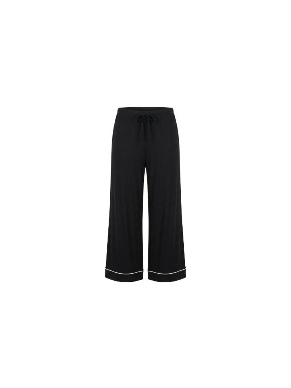 NWT State of Day Ribbed Jersey Pajama Pants Sz XXL Black Drawstring Lounge